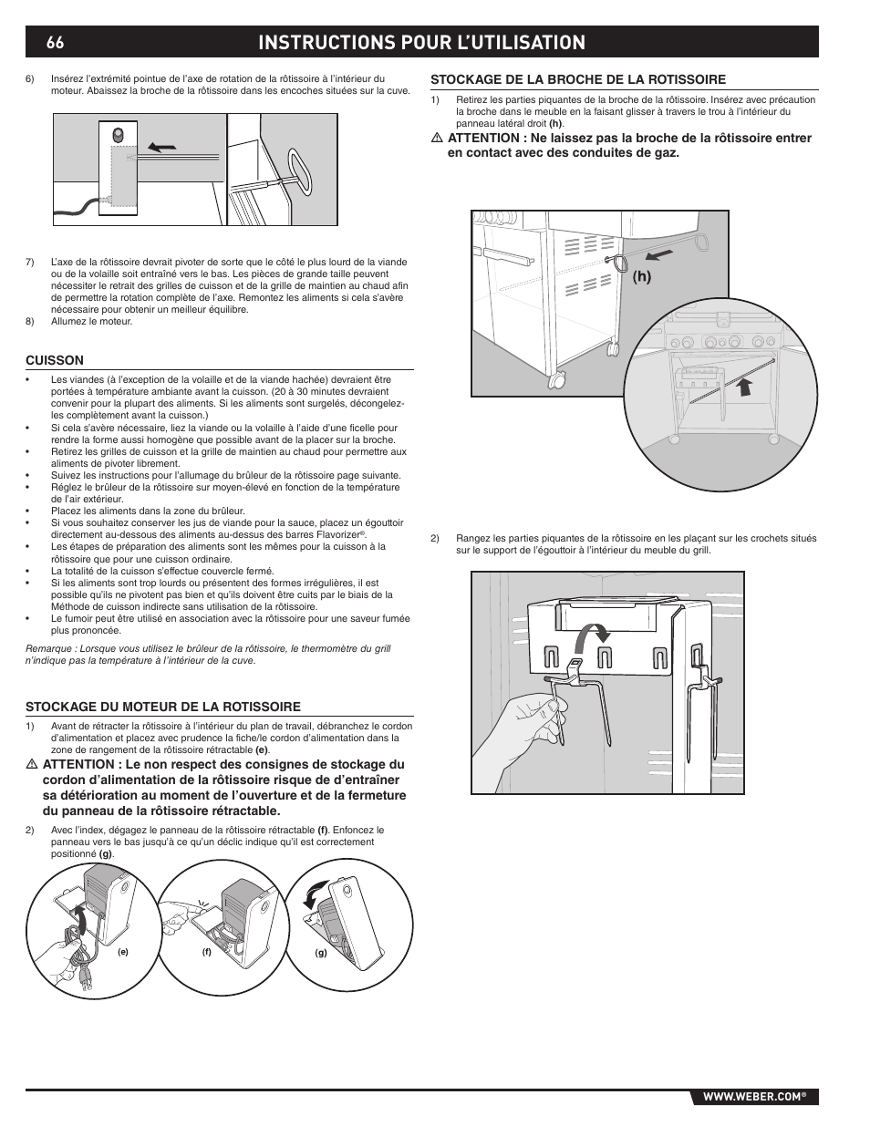 Instructions pour l’utilisation | Summit E/S-420/450 User Manual | Page 66 / 76