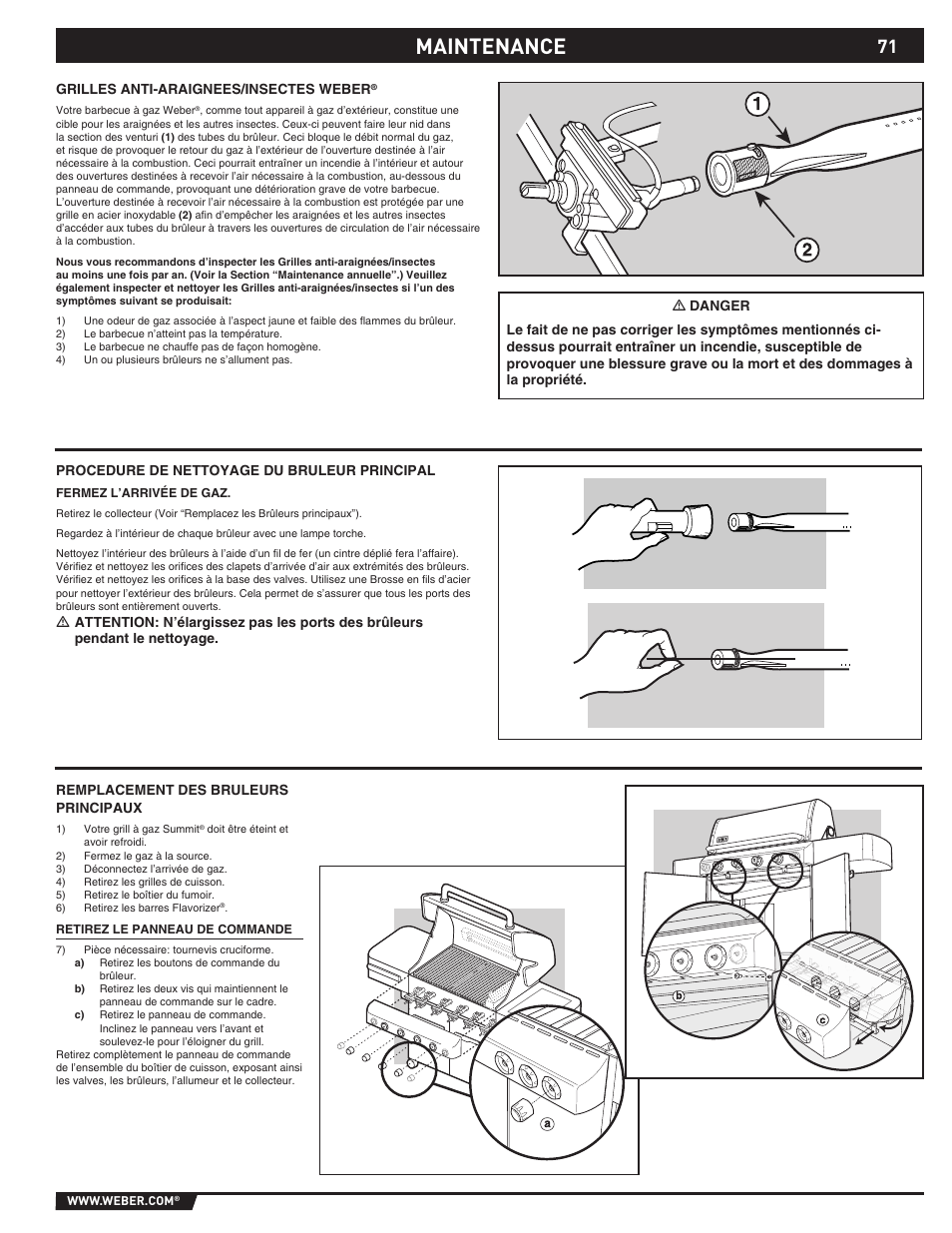 Maintenance | Summit E/S-420/450 User Manual | Page 71 / 76