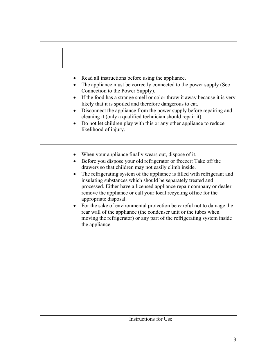 Important | Summit SP6DSSTB User Manual | Page 3 / 9