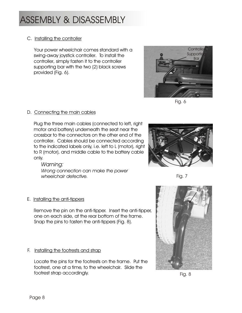 Assembly & disassembly | Summit HP-1S User Manual | Page 10 / 25