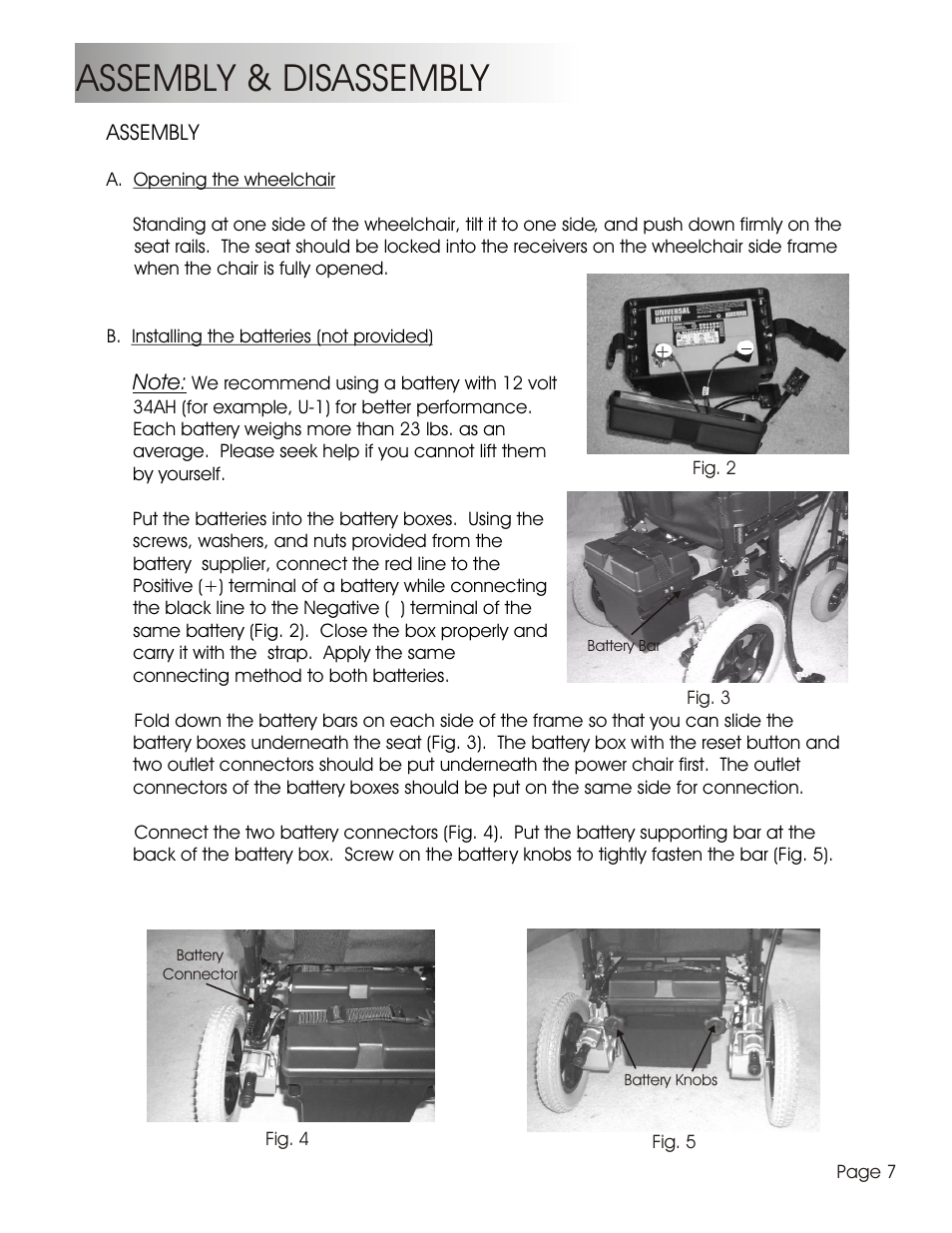 Assembly & disassembly | Summit HP-1S User Manual | Page 9 / 25