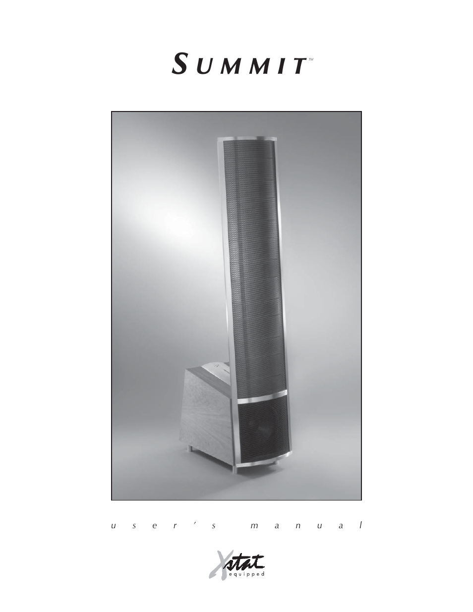 Summit floorstanding loudspeaker User Manual | 28 pages