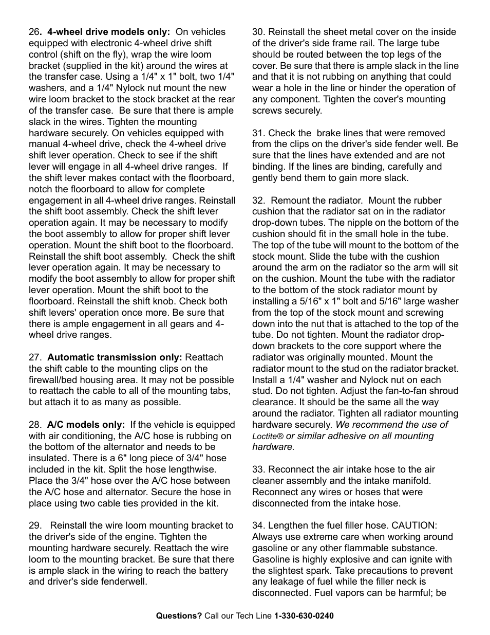 Summit FORD RANGER User Manual | Page 5 / 9