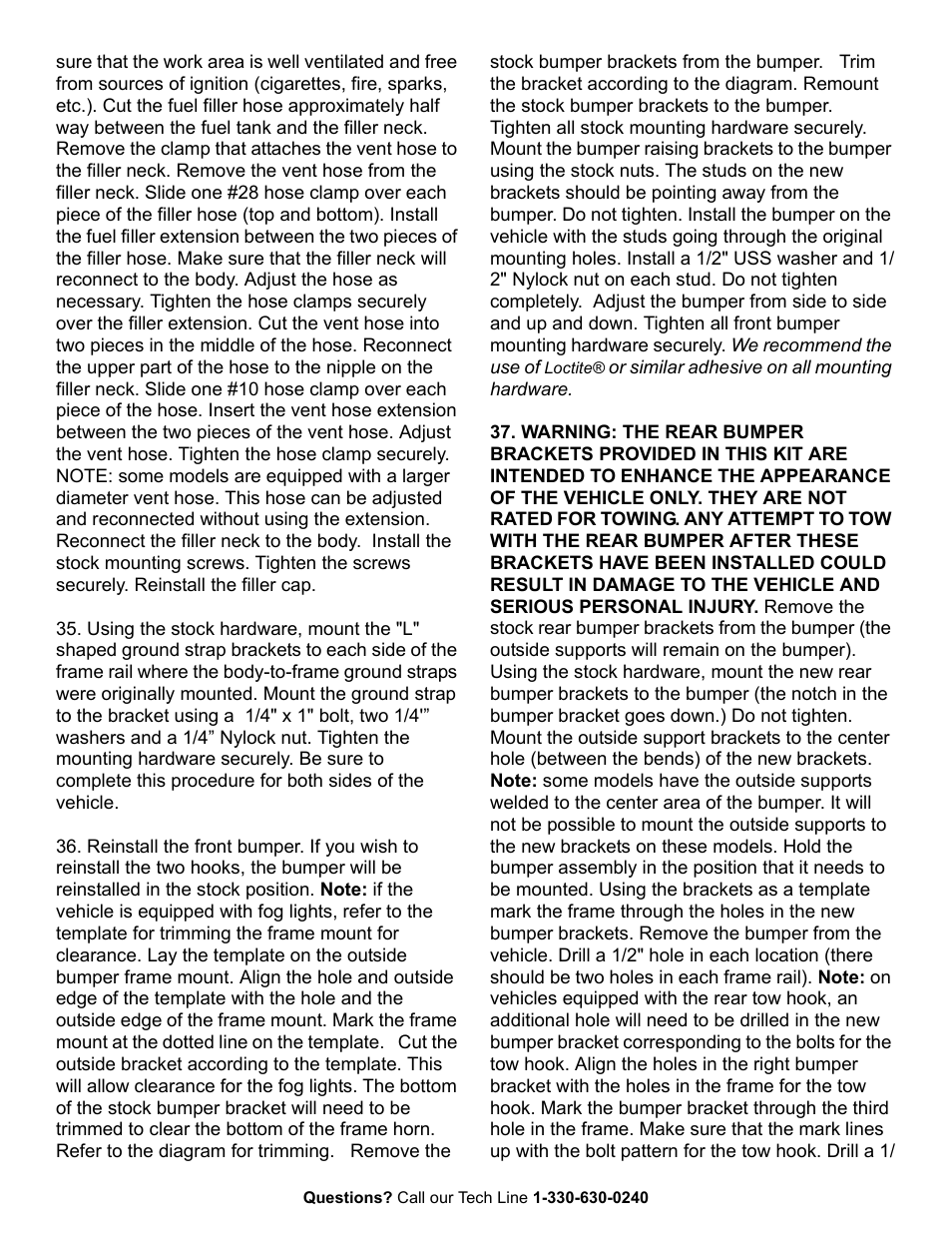 Summit FORD RANGER User Manual | Page 6 / 9