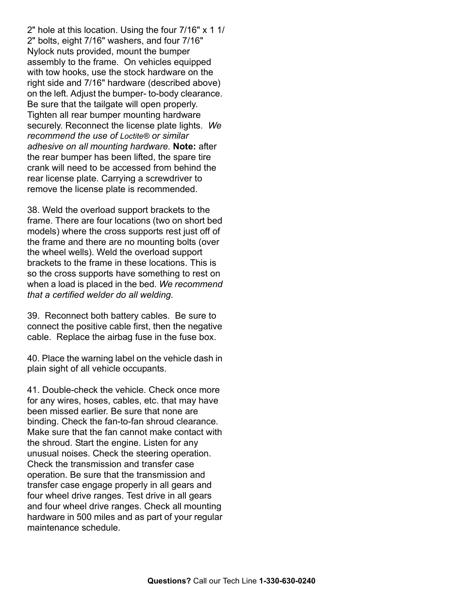 Summit FORD RANGER User Manual | Page 7 / 9