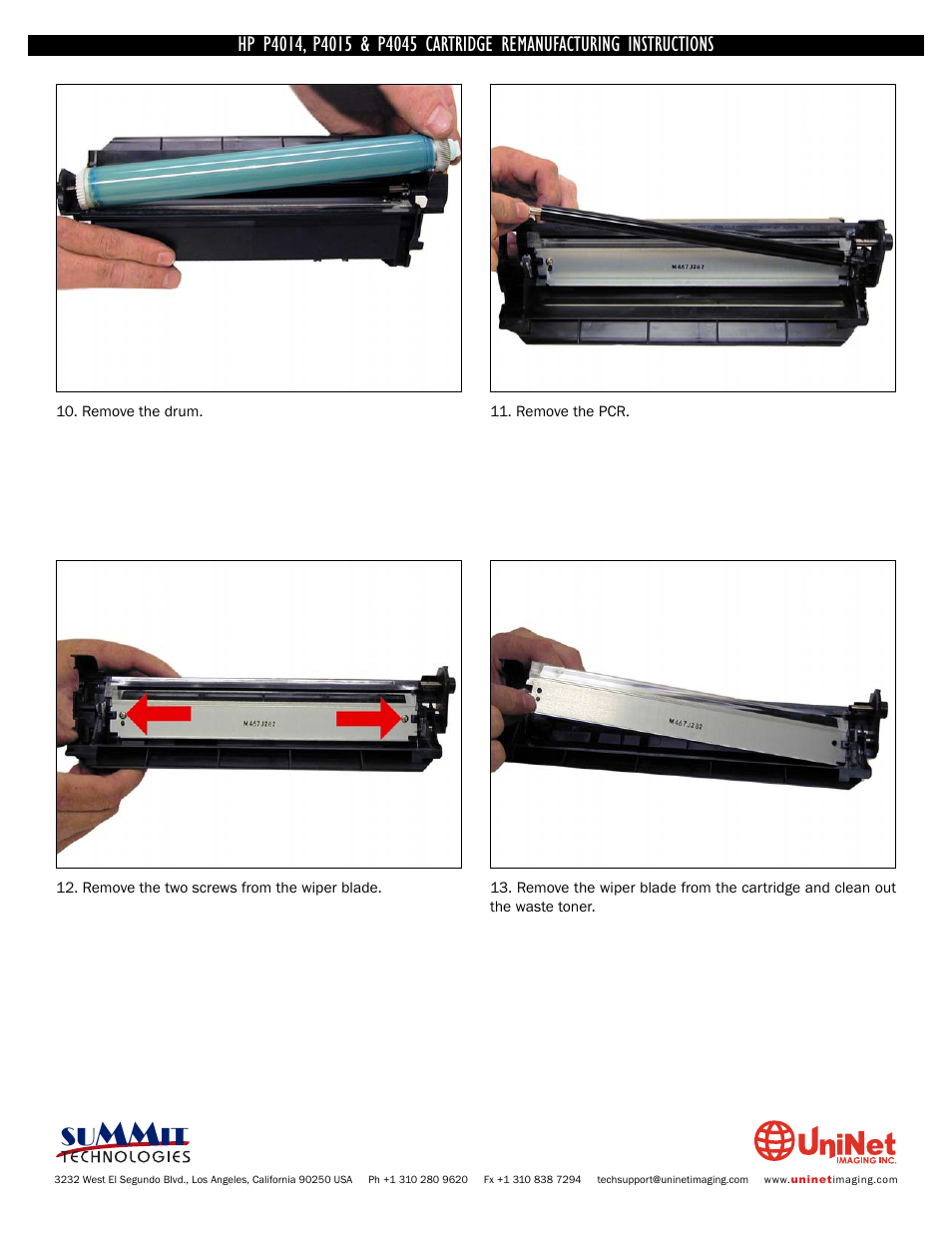 Summit HP P4045 User Manual | Page 11 / 22