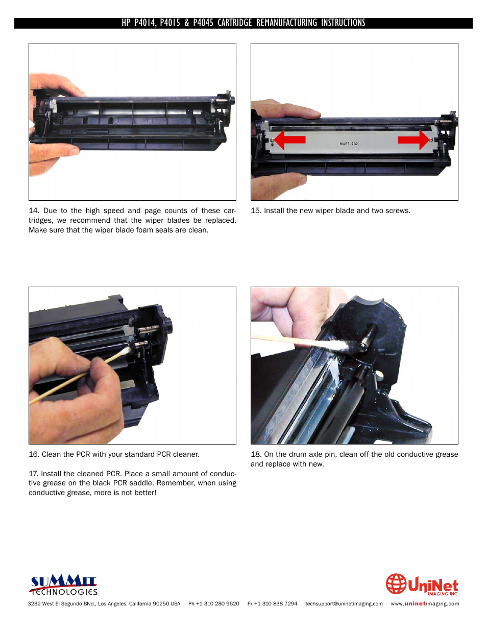 Summit HP P4045 User Manual | Page 12 / 22