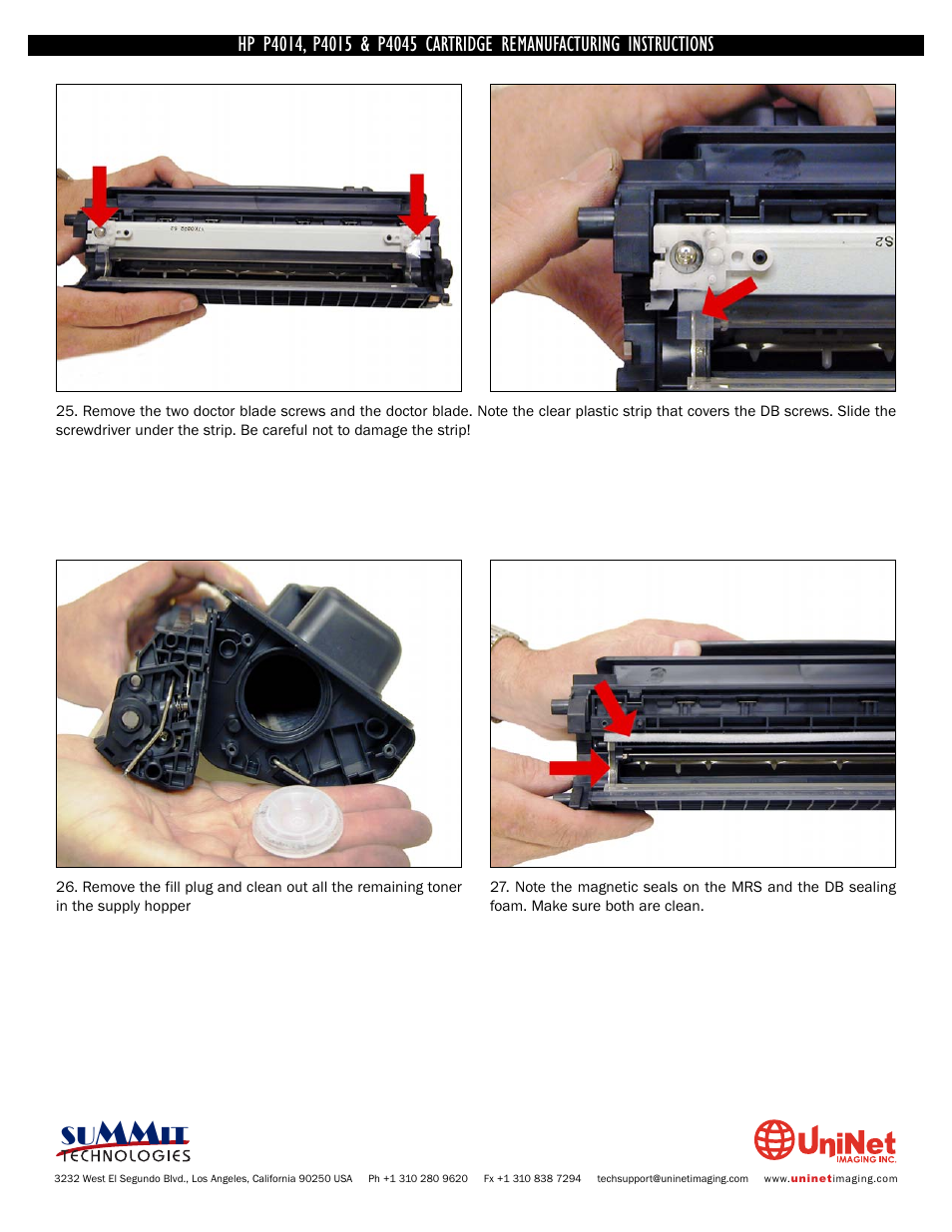 Summit HP P4045 User Manual | Page 15 / 22