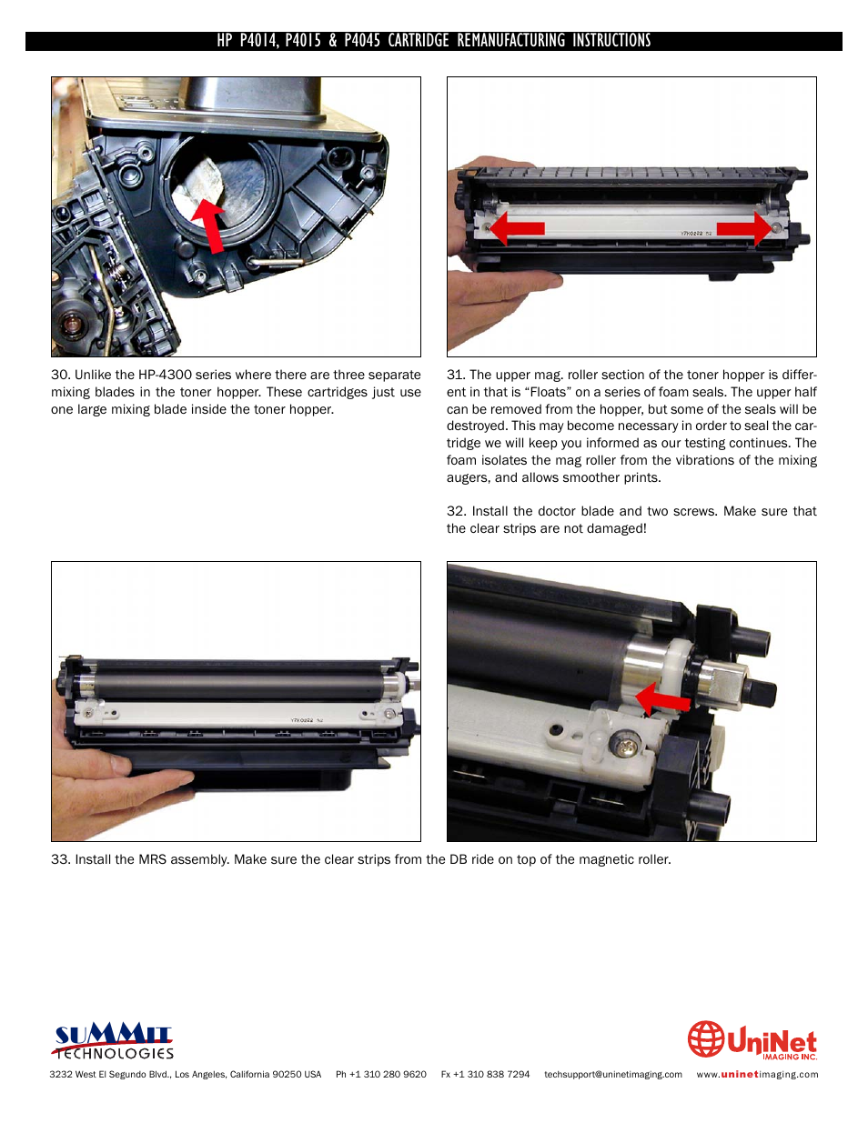 Summit HP P4045 User Manual | Page 17 / 22