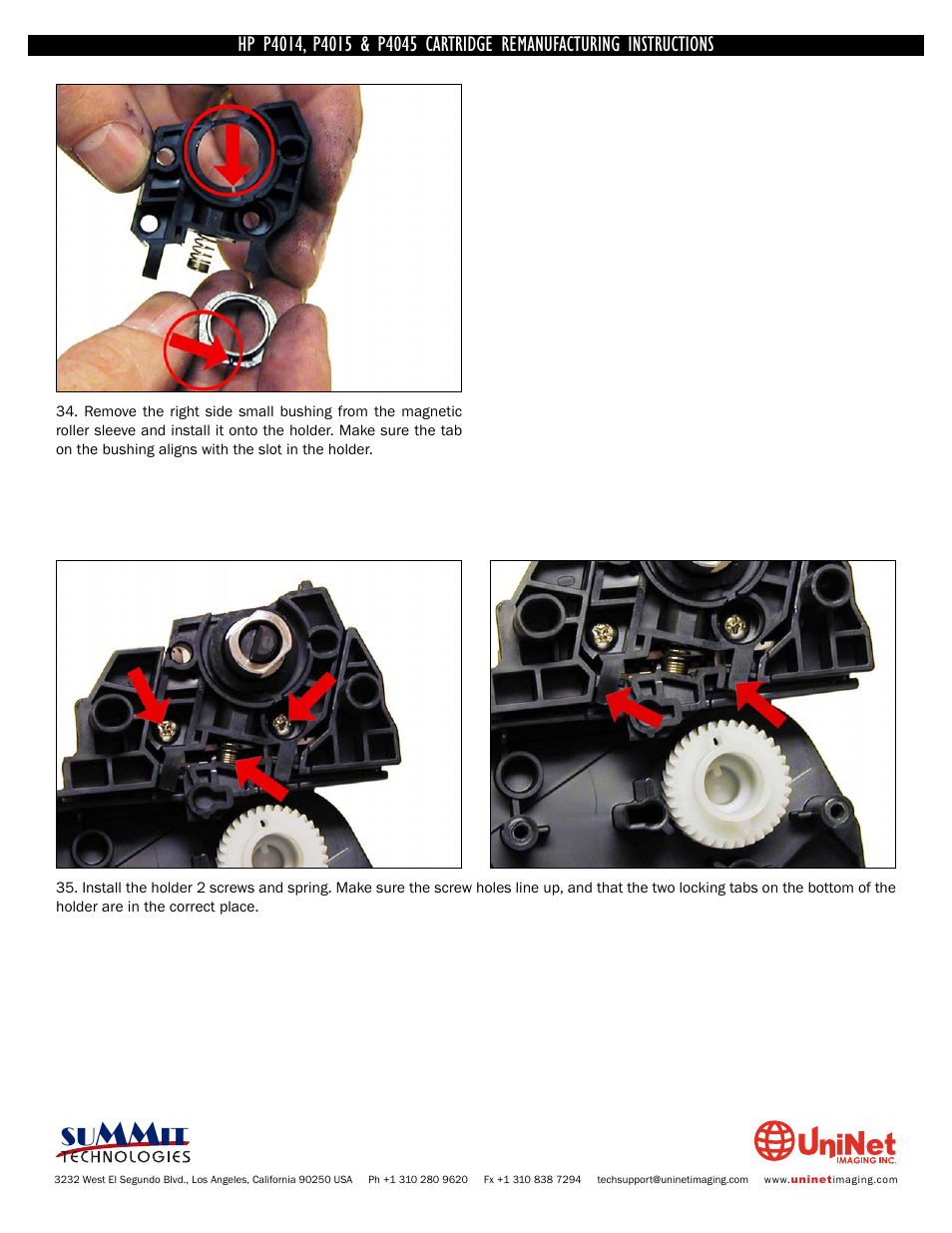 Summit HP P4045 User Manual | Page 18 / 22