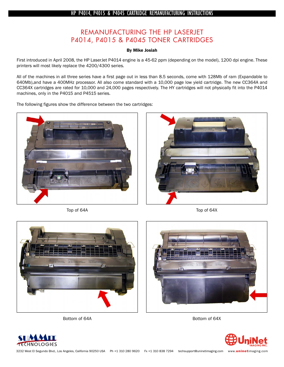 Summit HP P4045 User Manual | Page 2 / 22