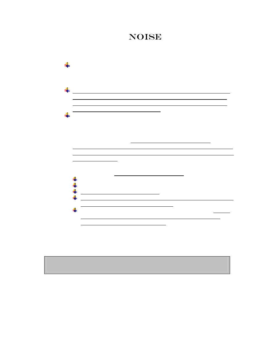 Noise | Summit SCFF-55 User Manual | Page 9 / 9