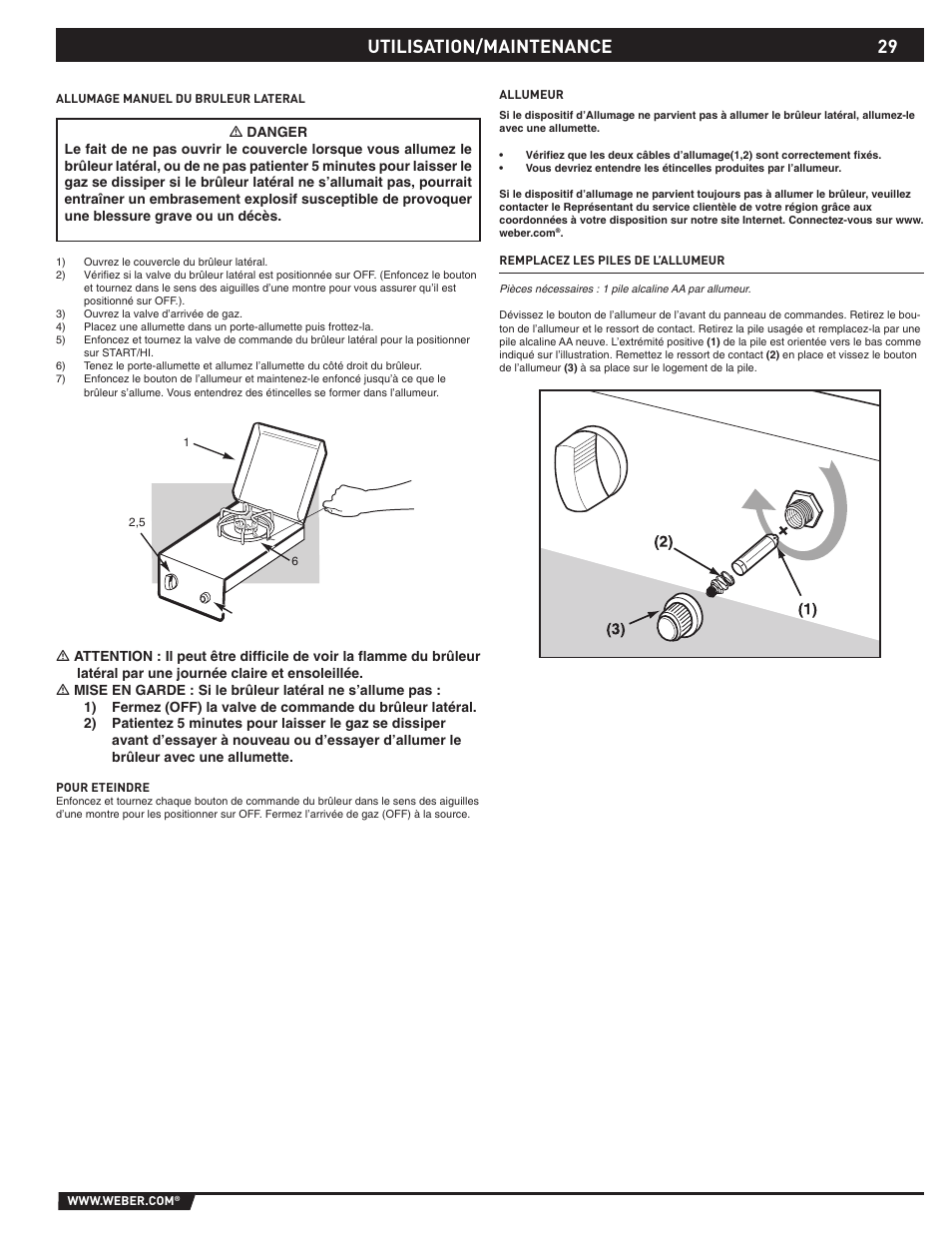Utilisation/maintenance | Summit 89795 User Manual | Page 29 / 32