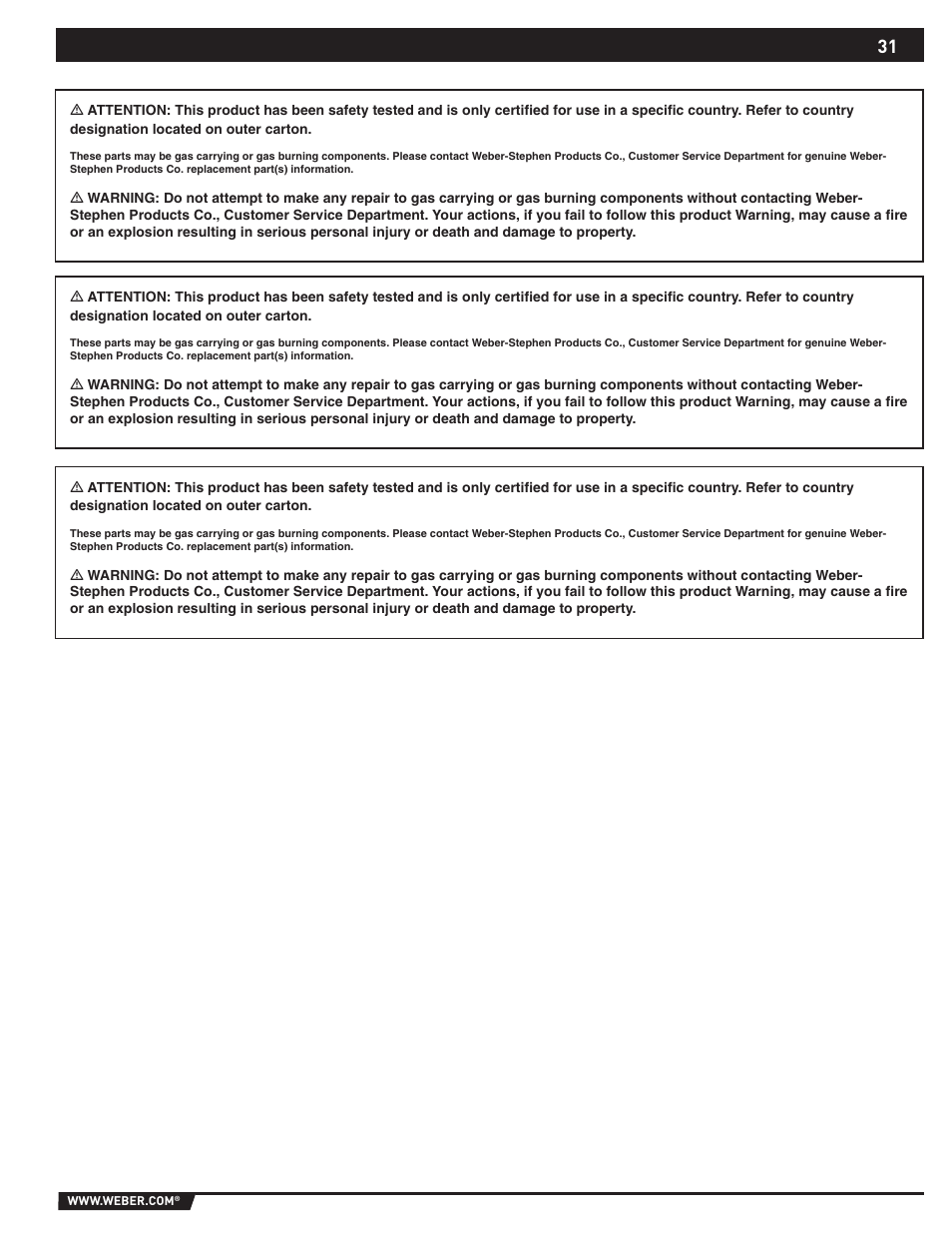 Summit 89795 User Manual | Page 31 / 32