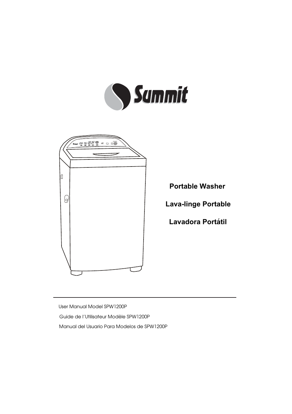 Summit SPW1200P User Manual | 87 pages
