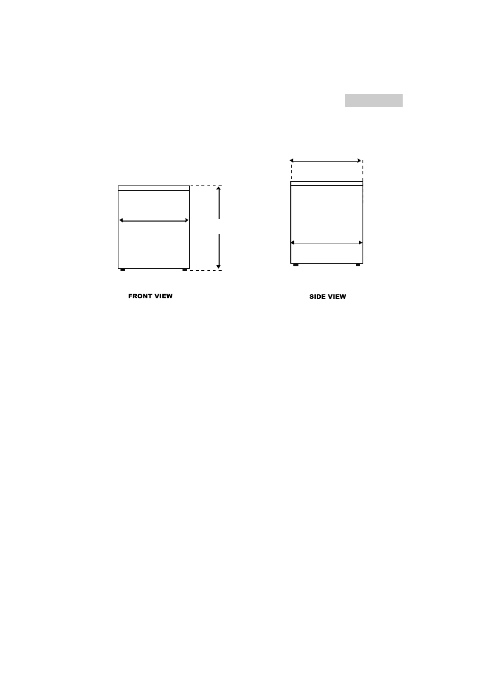 Unit dimensions | Summit SPW1200P User Manual | Page 27 / 87