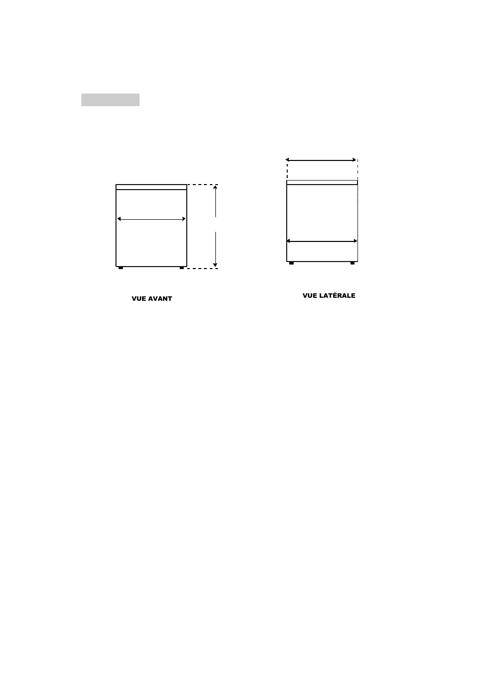 Cotes de l’appareil | Summit SPW1200P User Manual | Page 56 / 87