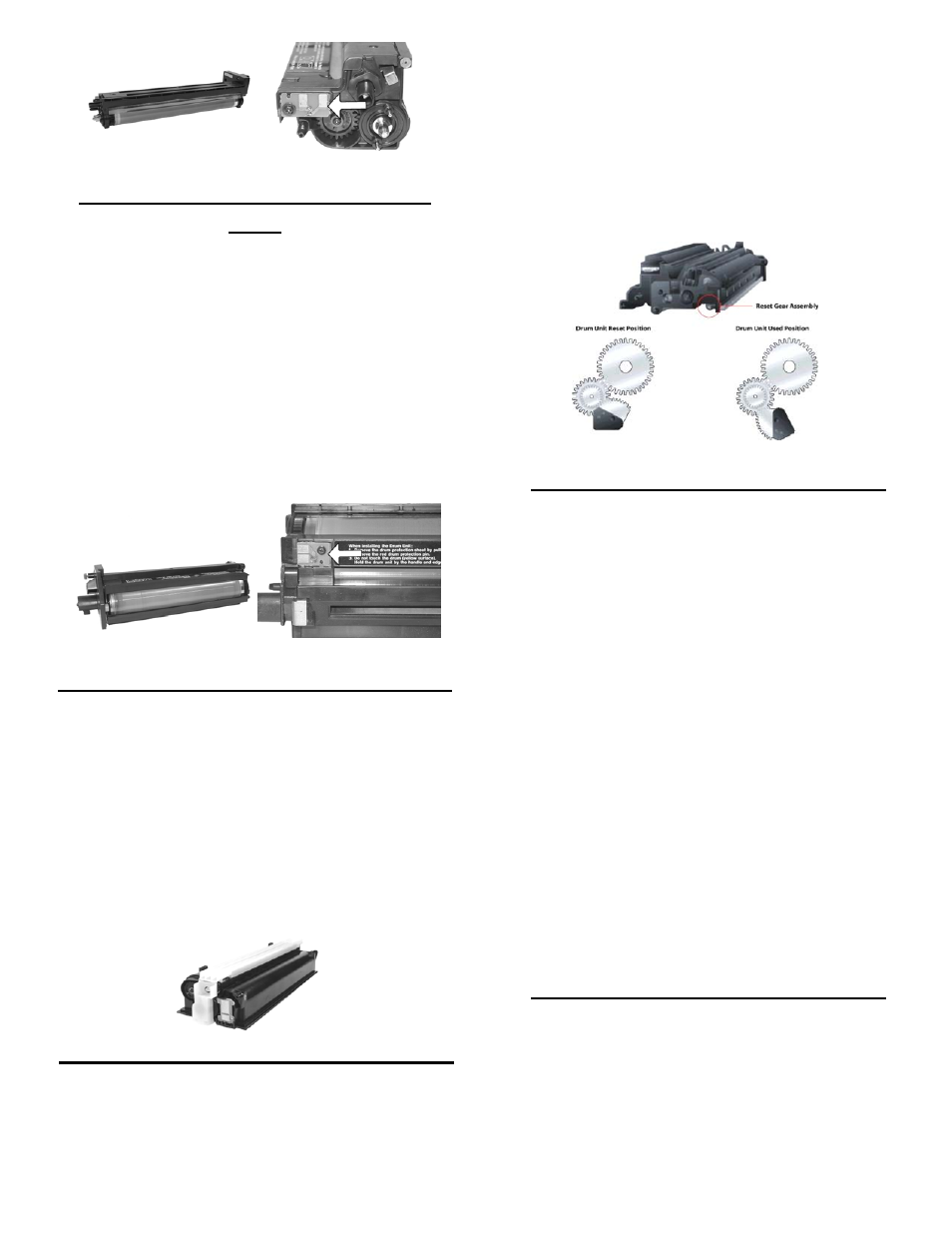 Panasonic kxp-4450 opc cartridge, Panasonic kxp-6100 opc cartridge, Ricoh aficio 200 opc cartridges | Summit BROTHER HL-630 OPC User Manual | Page 29 / 46