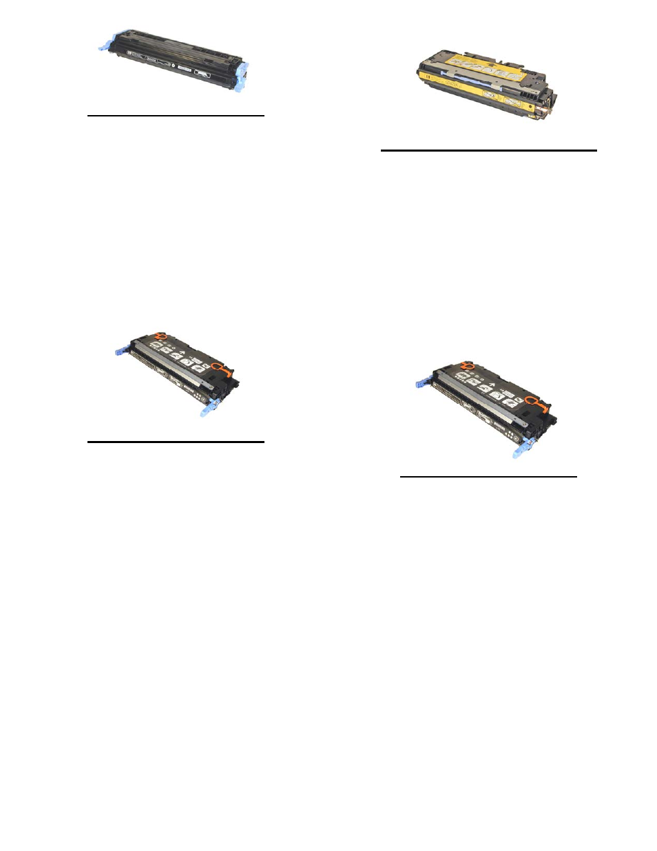 Hp color laserjet 2600, Hp color laserjet 3000, Hp color laserjet 3600 | Summit BROTHER HL-630 OPC User Manual | Page 8 / 46