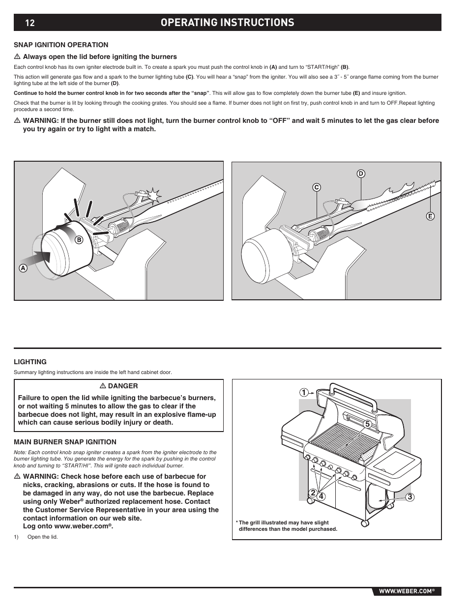 Operating instructions | Summit 89190 User Manual | Page 12 / 92