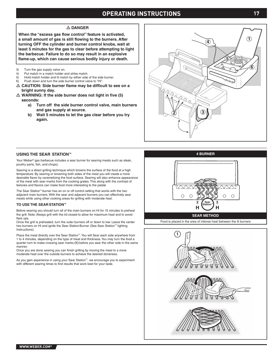 Operating instructions | Summit 89190 User Manual | Page 17 / 92