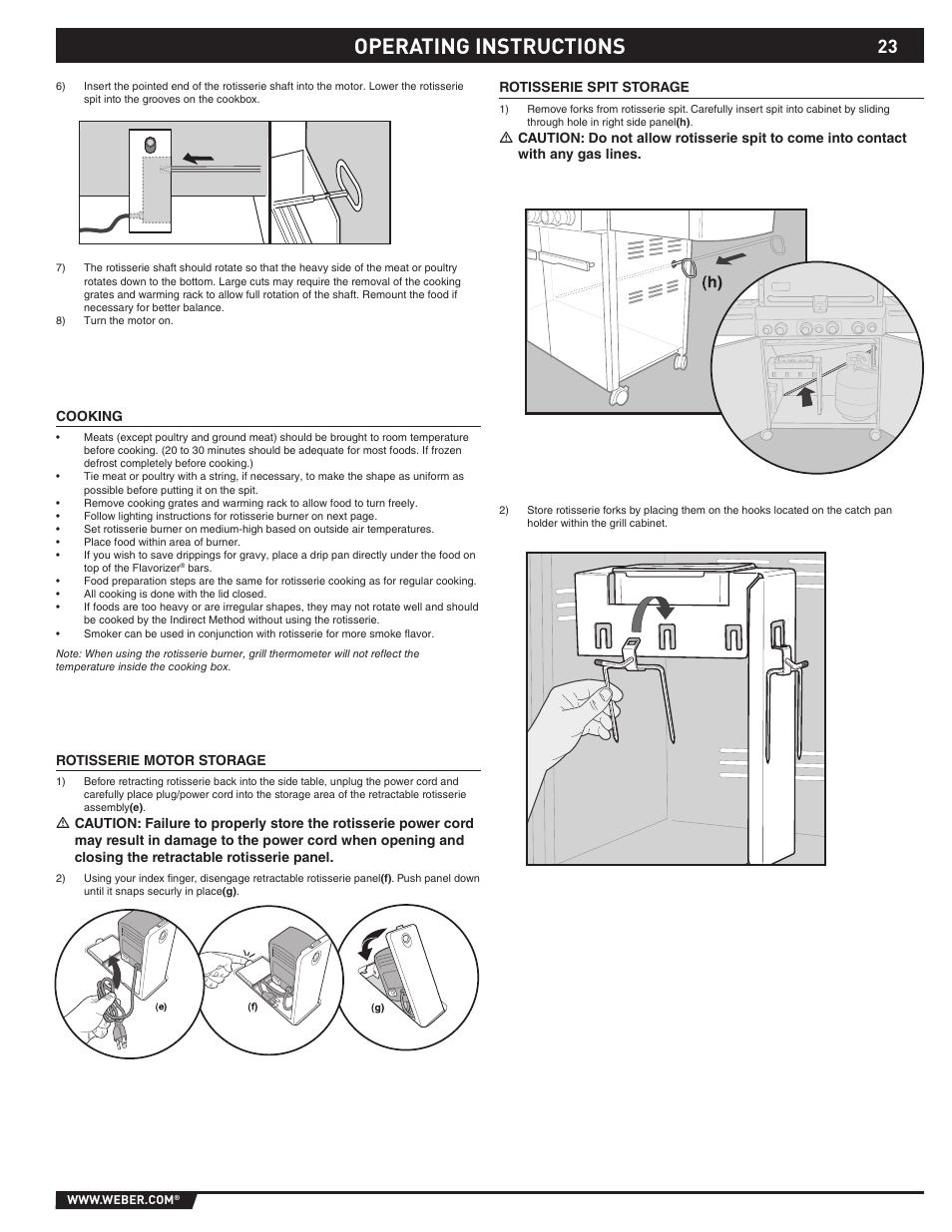 Operating instructions | Summit 89190 User Manual | Page 23 / 92