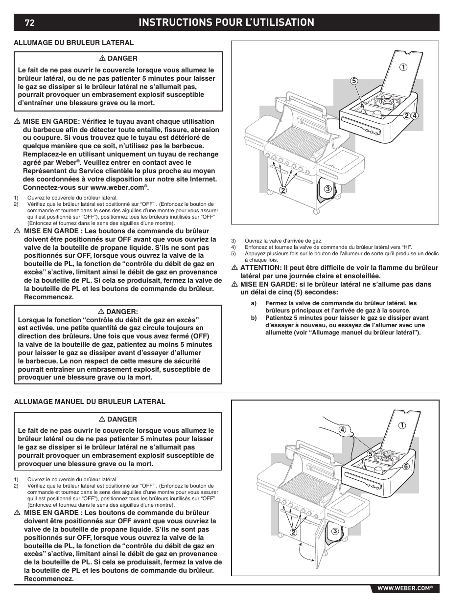 Instructions pour l’utilisation | Summit 89190 User Manual | Page 72 / 92