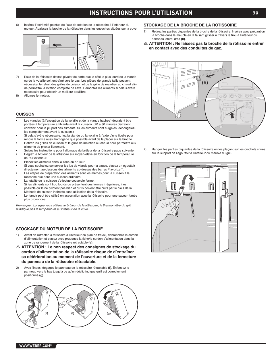 Instructions pour l’utilisation | Summit 89190 User Manual | Page 79 / 92