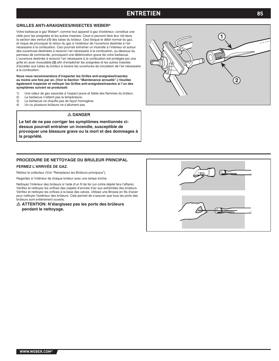 Entretien | Summit 89190 User Manual | Page 85 / 92