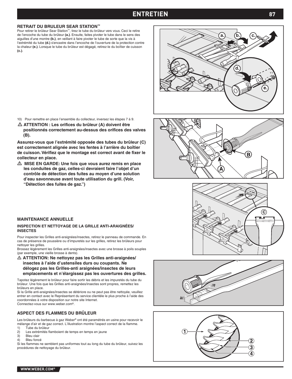 Entretien | Summit 89190 User Manual | Page 87 / 92