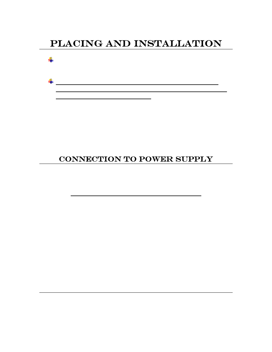 Placing and installation | Summit FF-7 User Manual | Page 5 / 12