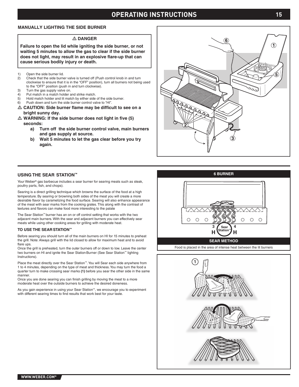 Operating instructions | Summit S-670 User Manual | Page 15 / 84