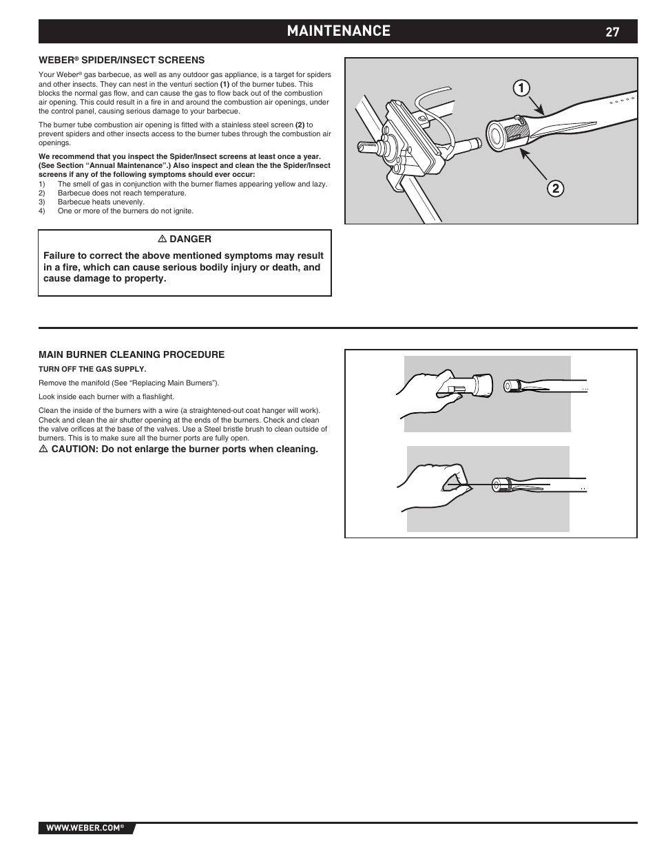 Maintenance | Summit S-670 User Manual | Page 27 / 84