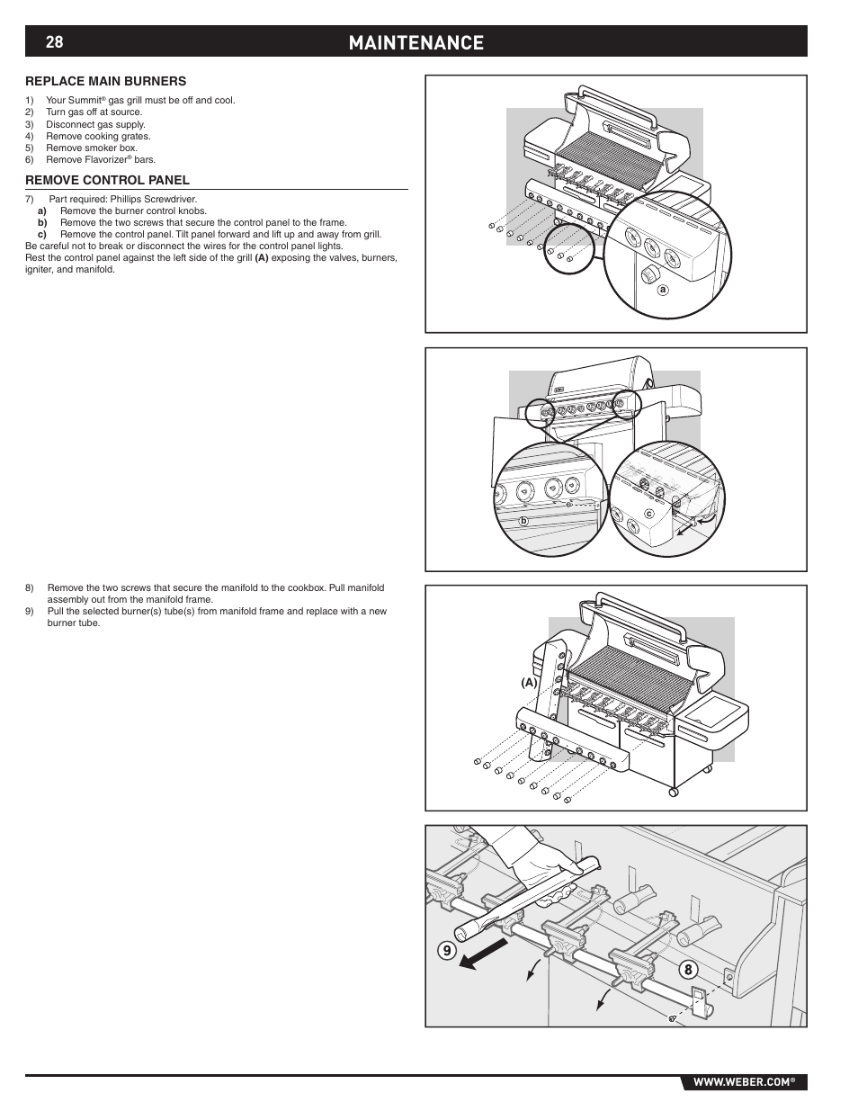 Maintenance | Summit S-670 User Manual | Page 28 / 84
