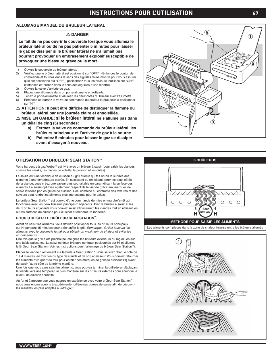 Instructions pour l’utilisation | Summit S-670 User Manual | Page 67 / 84