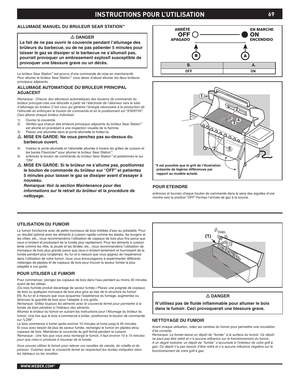 Instructions pour l’utilisation | Summit S-670 User Manual | Page 69 / 84