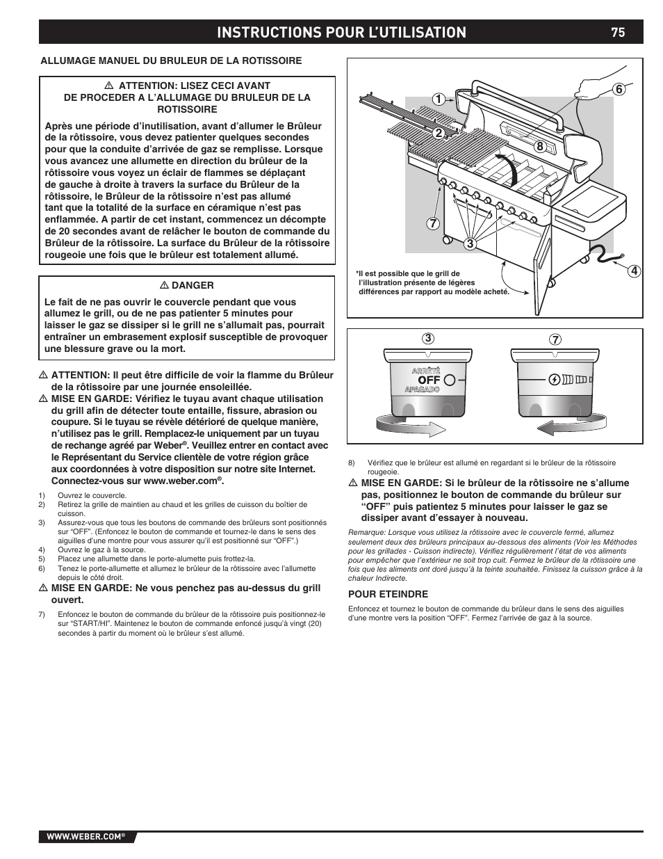 Instructions pour l’utilisation | Summit S-670 User Manual | Page 75 / 84