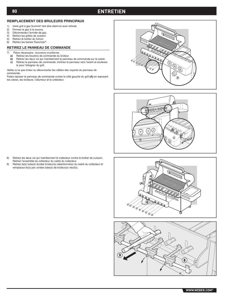 Entretien | Summit S-670 User Manual | Page 80 / 84