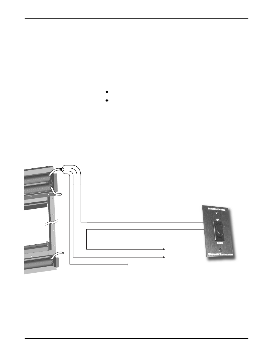 Preparing the connection, Making the connections | Stewart Filmscreen Corp 4-Way ScreenWall ElectriMask User Manual | Page 13 / 24