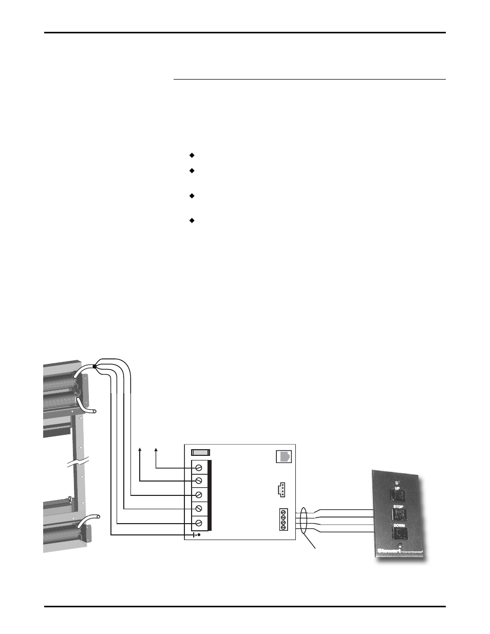 Installing the low-voltage 3-button switch option, Preparing the connection, Making the connection | Stewart Filmscreen Corp 4-Way ScreenWall ElectriMask User Manual | Page 14 / 24