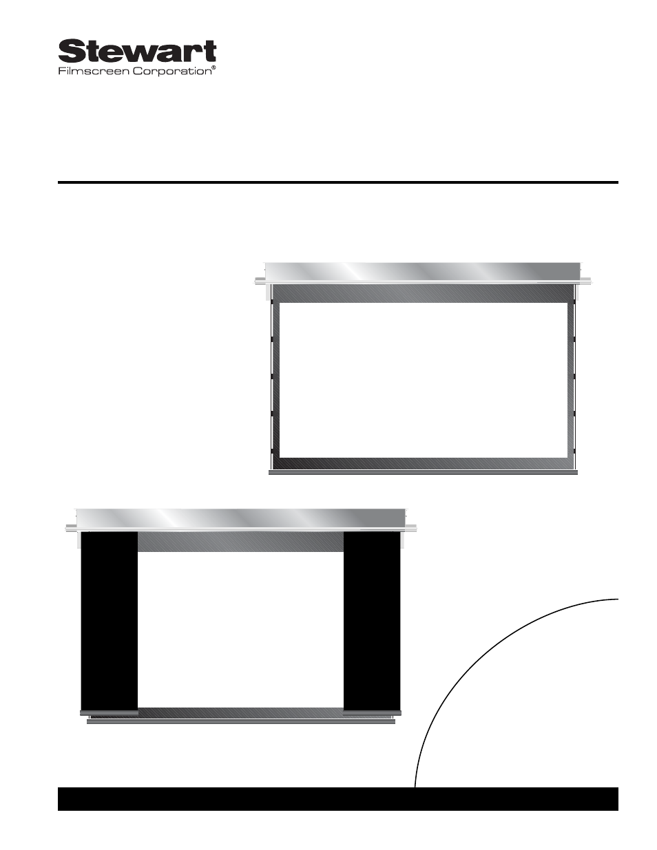 Stewart Filmscreen Corp LCD Front Projector User Manual | 20 pages