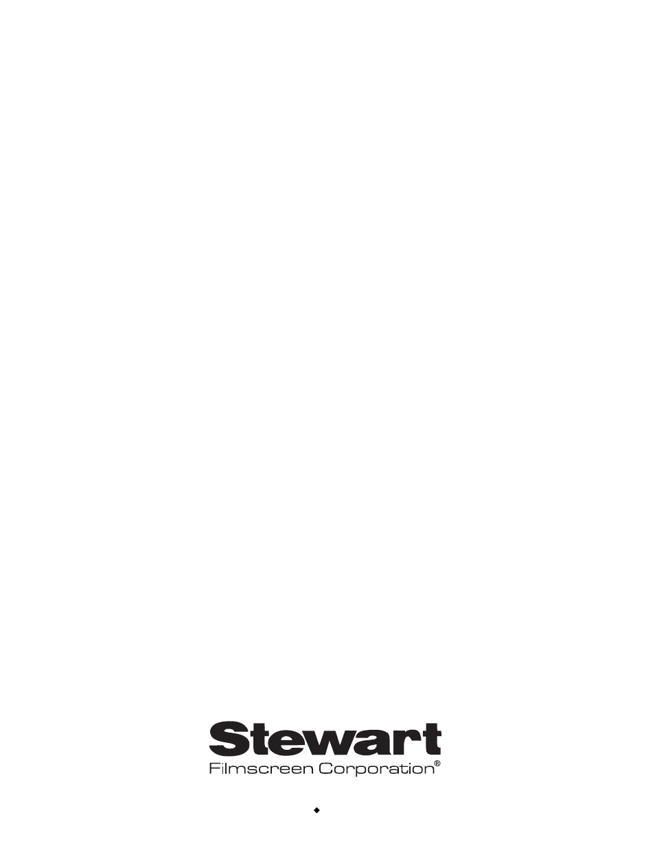 Stewart Filmscreen Corp LCD Front Projector User Manual | Page 20 / 20