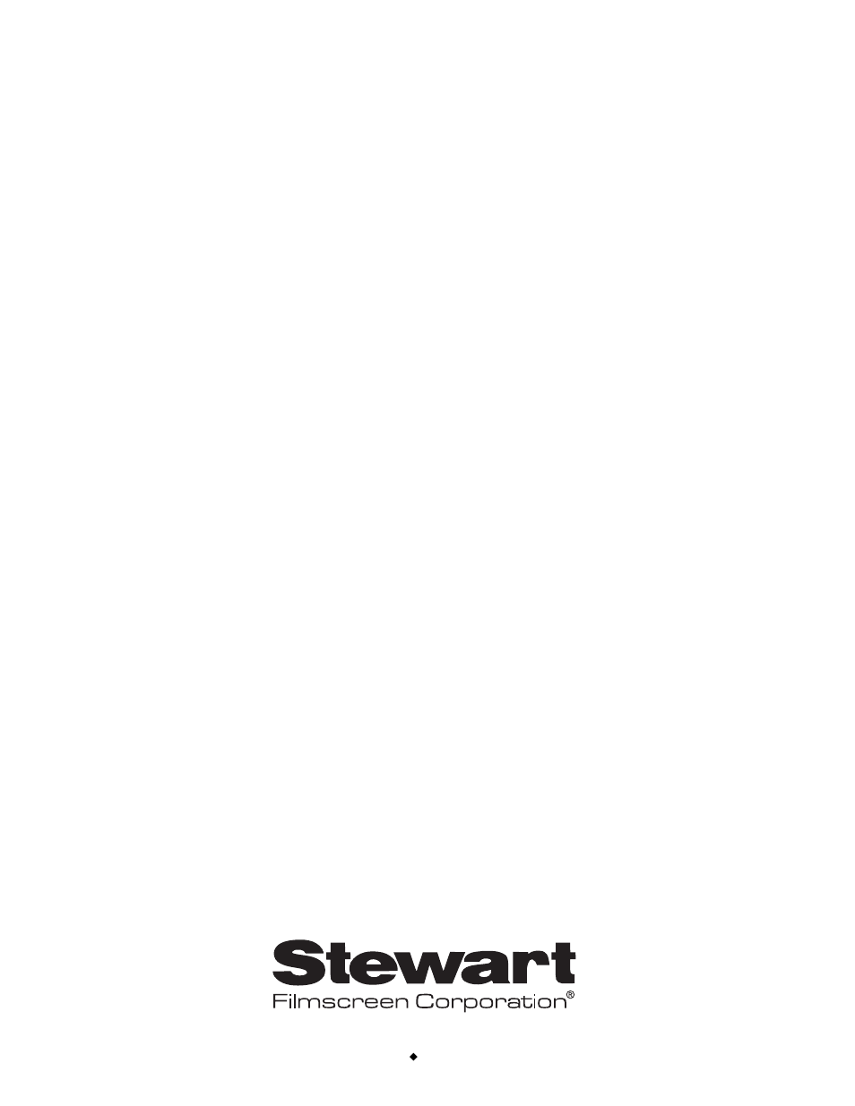 Stewart Filmscreen Corp AVS-1005 User Manual | Page 12 / 12