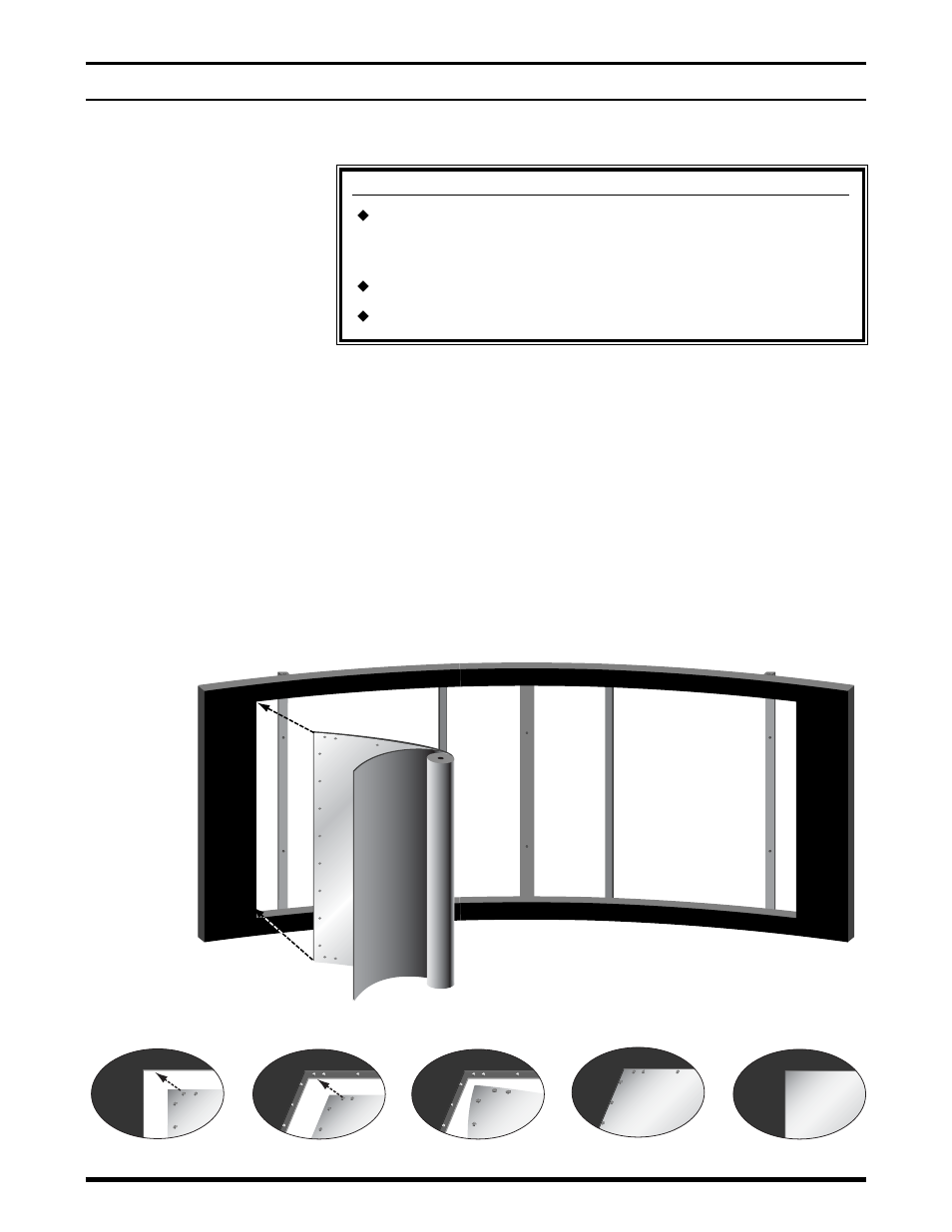 Ttaching the, Creen to the, Rame | Stewart Filmscreen Corp Projection HDTV User Manual | Page 8 / 12