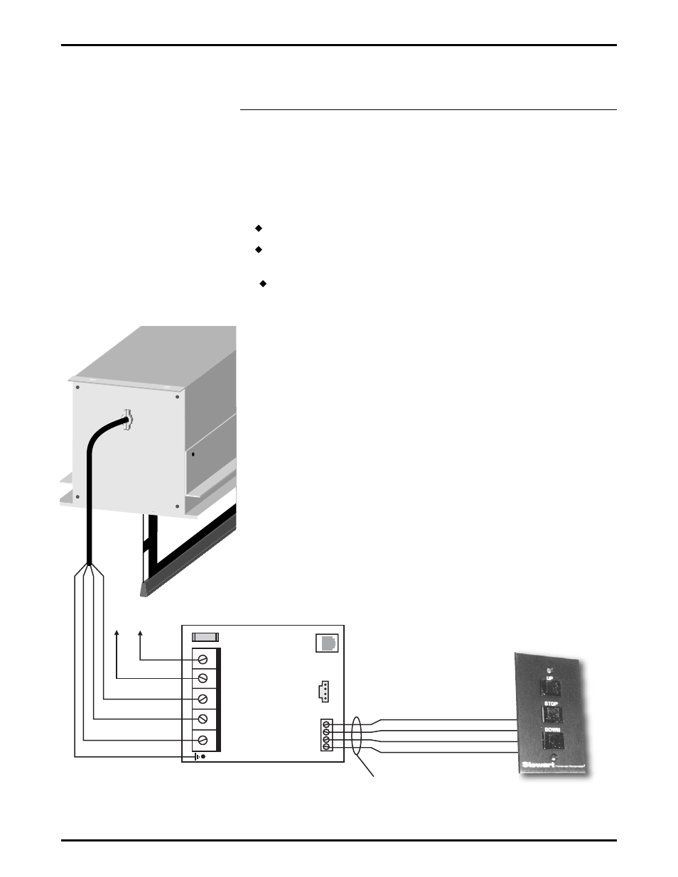 Installing the low-voltage 3-button switch option, Preparing the connection, Making the connection | Stewart Filmscreen Corp CM-1005 User Manual | Page 9 / 20