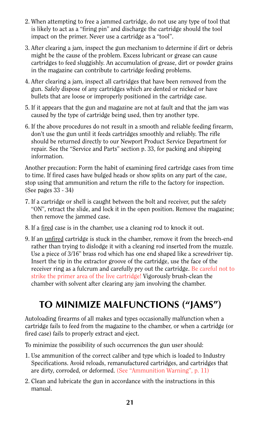 Ruger MINI-14 User Manual | Page 20 / 46