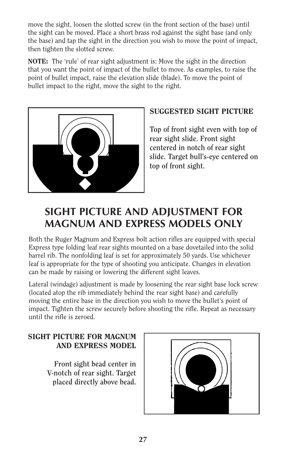 Ruger Hunting Equipment User Manual | Page 26 / 46