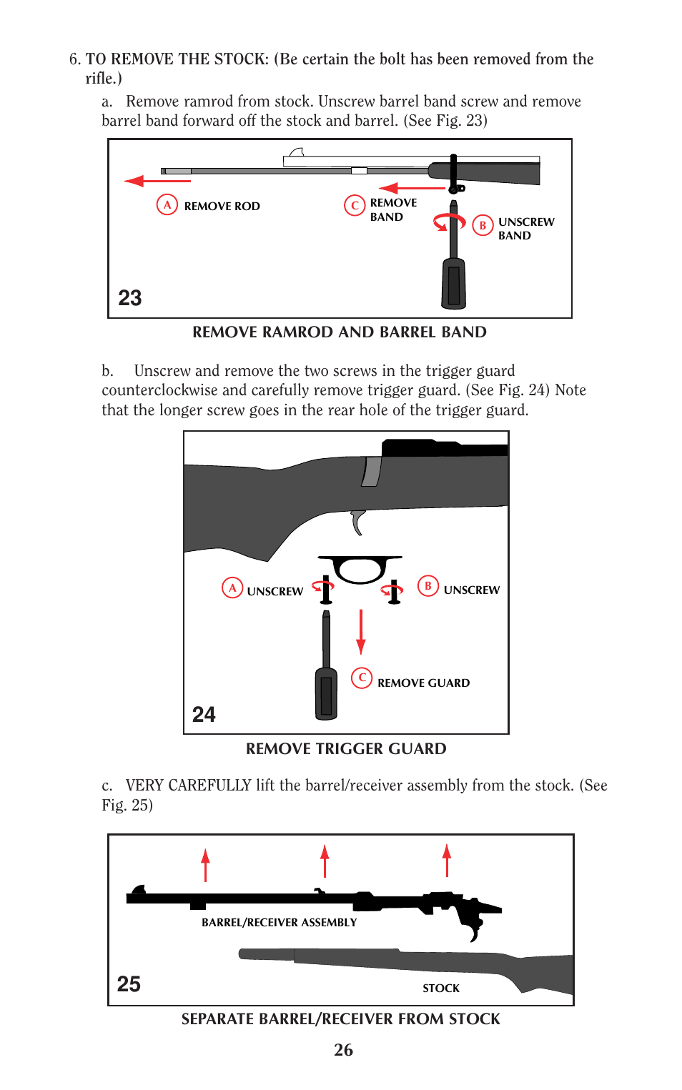 Ruger 77/50 User Manual | Page 26 / 48