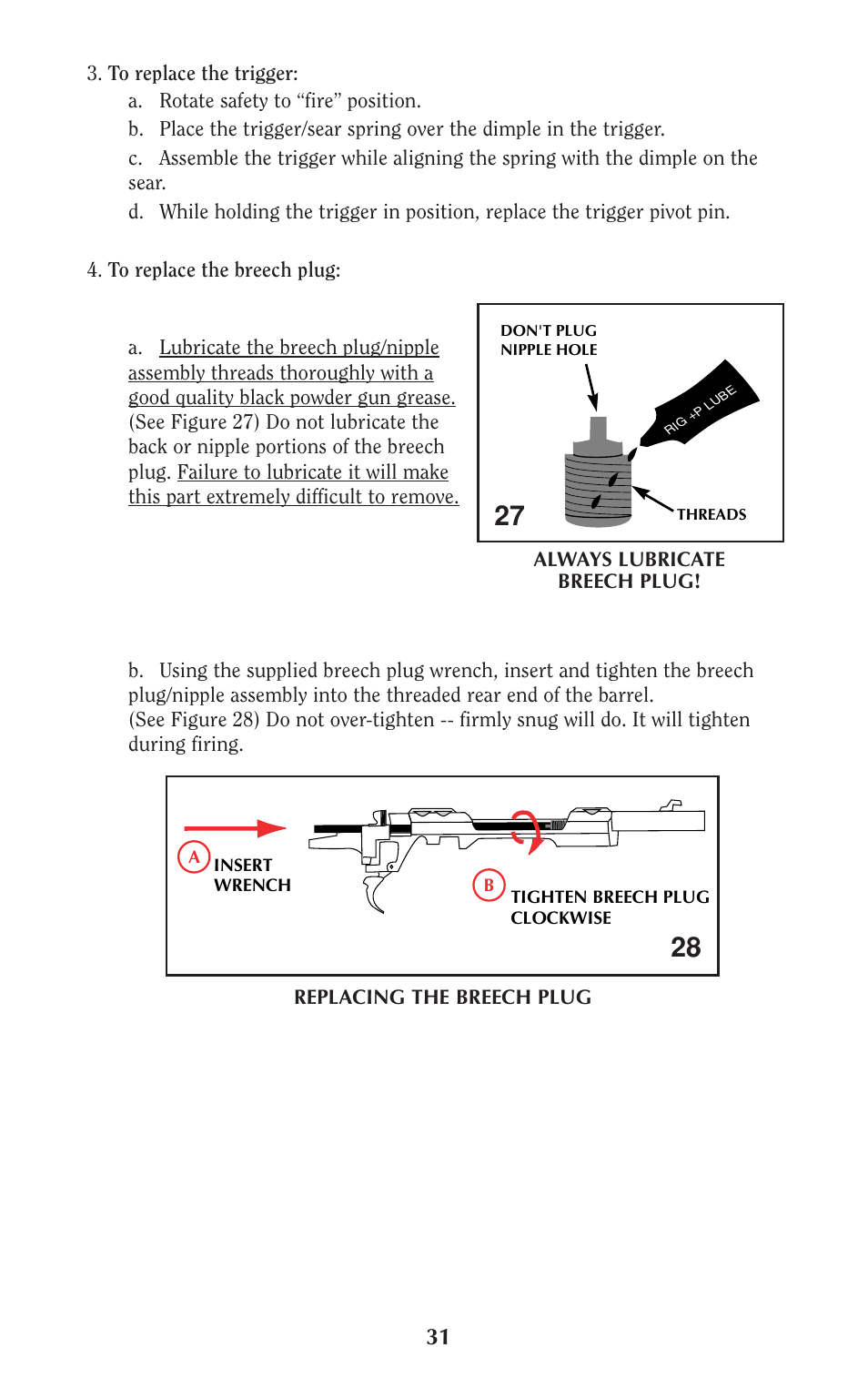 Ruger 77/50 User Manual | Page 31 / 48