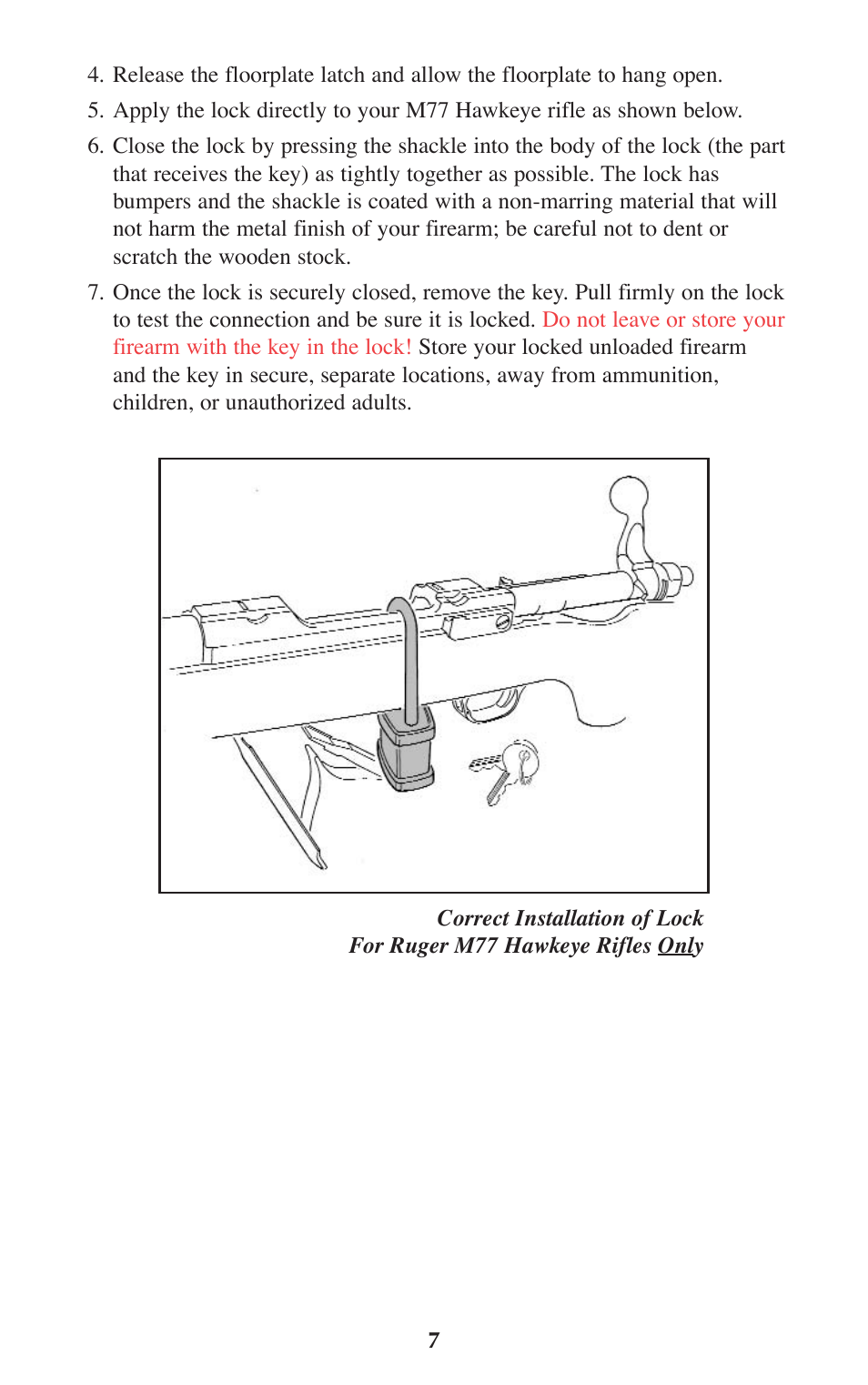 Ruger M77 User Manual | Page 6 / 42